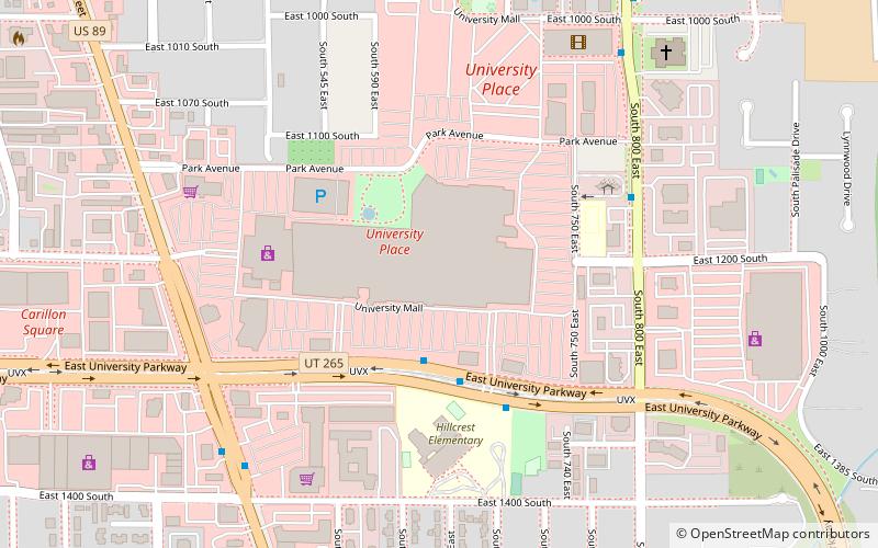 UVU Woodbury Art Museum location map