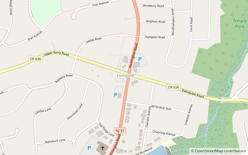 Ewingville location map