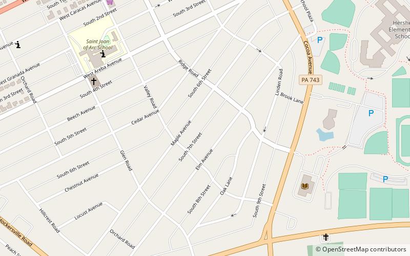 hershey cemetery location map