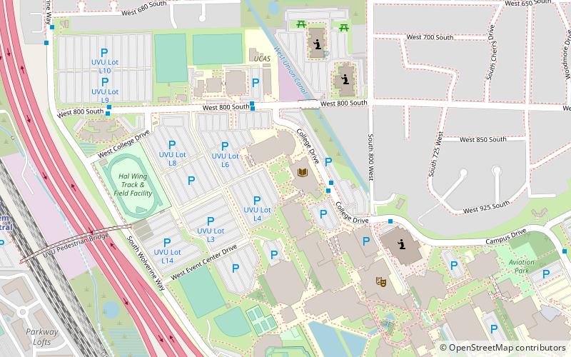 Fulton Library at UVU location map