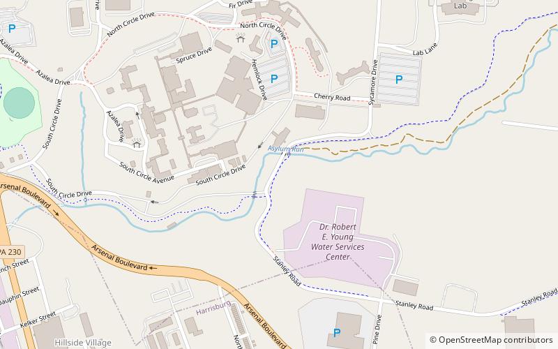 capital area greenbelt harrisburg location map