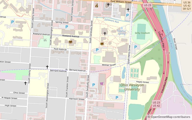 Edwards Gymnasium location map