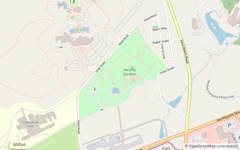 Hershey Gardens location map