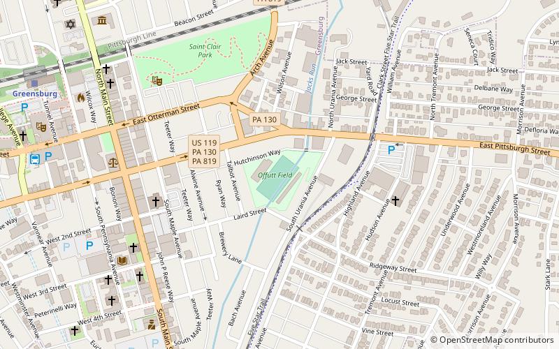 offutt field greensburg location map