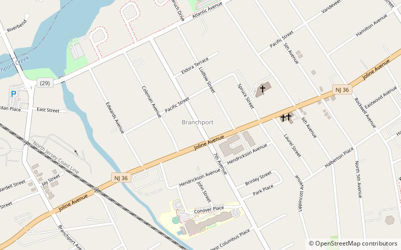 Branchport location map