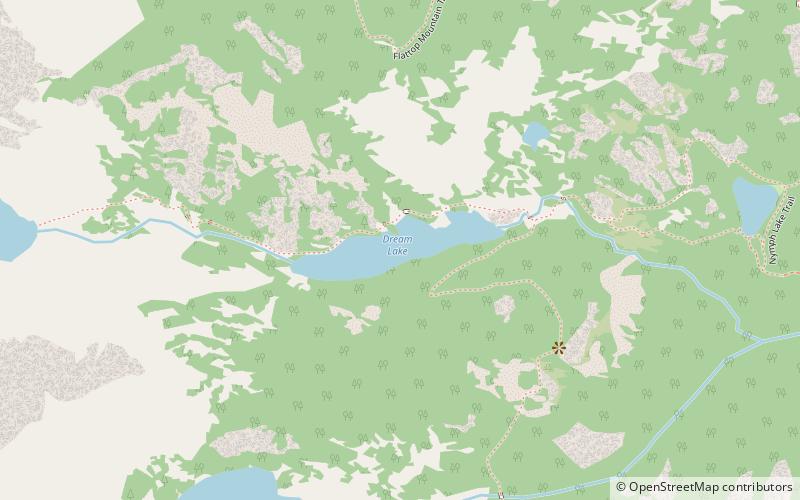 Dream Lake location map