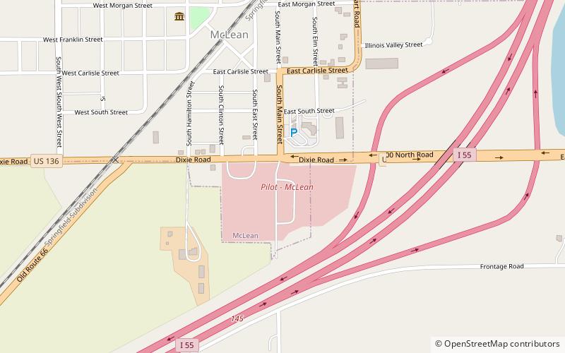McLean location map