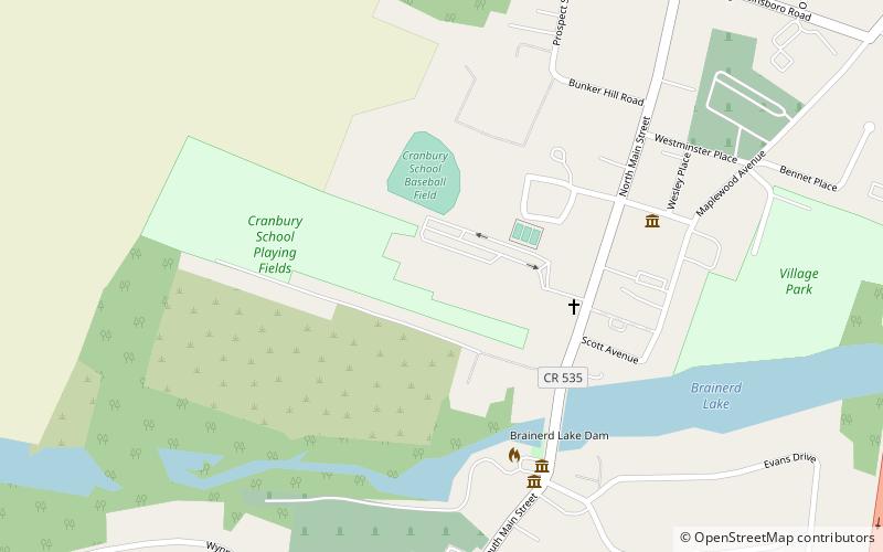 Cranbury School District location map
