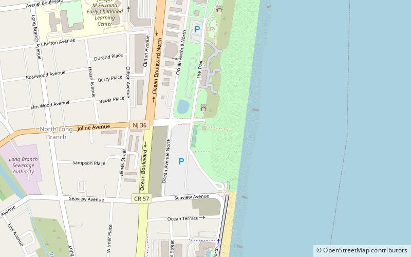 East Long Branch location map
