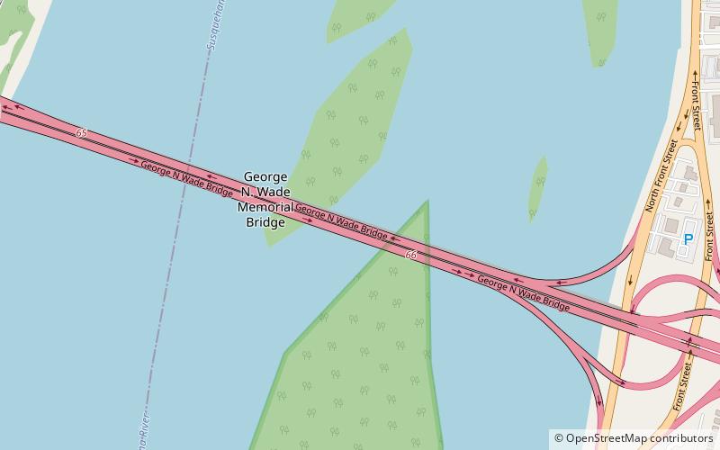 george n wade memorial bridge harrisburg location map