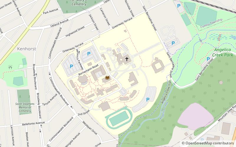 Alvernia University location map