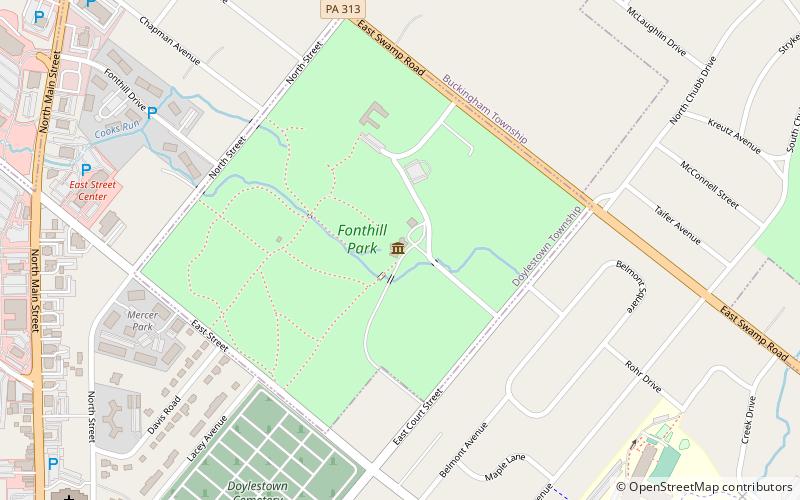 Fonthill location map