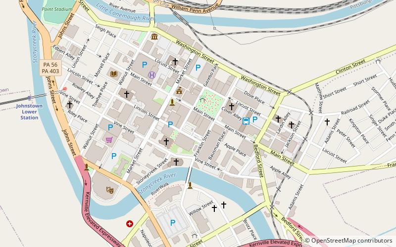 Alma Hall location map