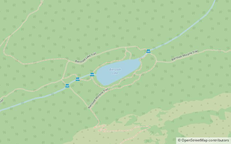 Bierstadt Lake location map