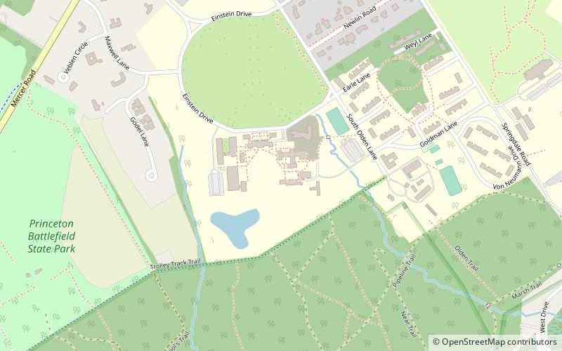 Institute for Advanced Study location map