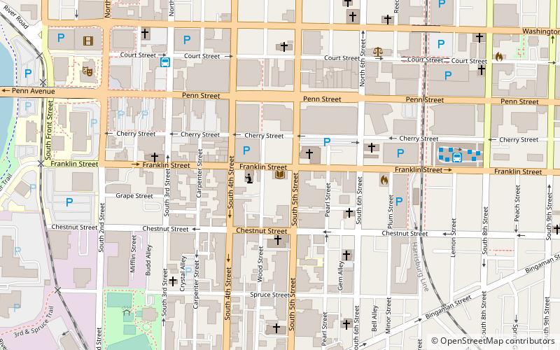 Reading Public Library location map