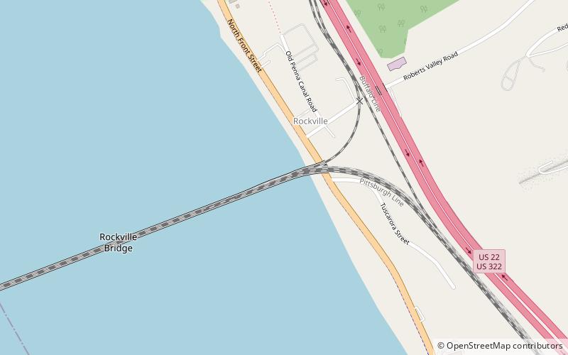 Rockville Bridge location map