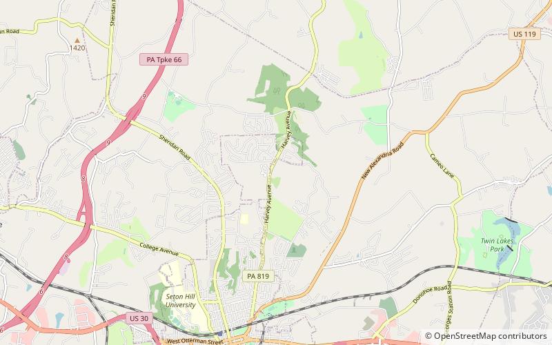 saint emma monastery greensburg location map