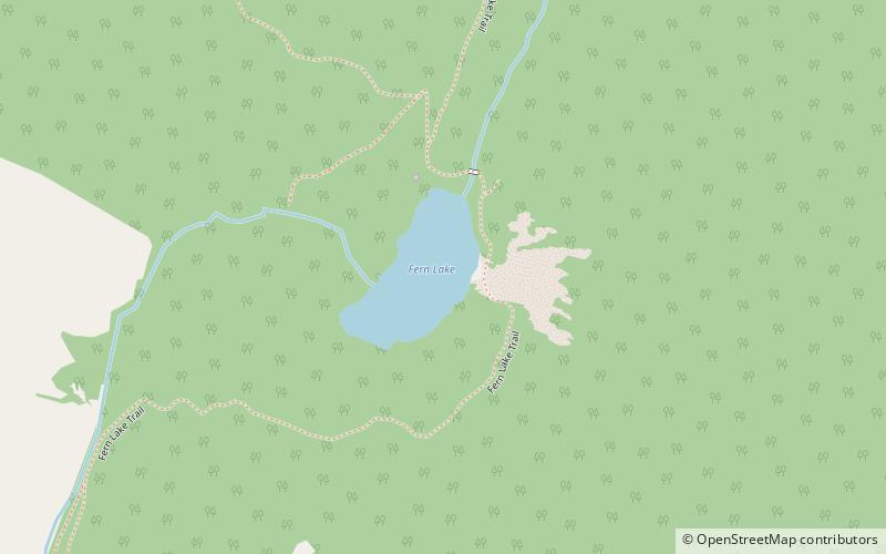 Lac Fern location map