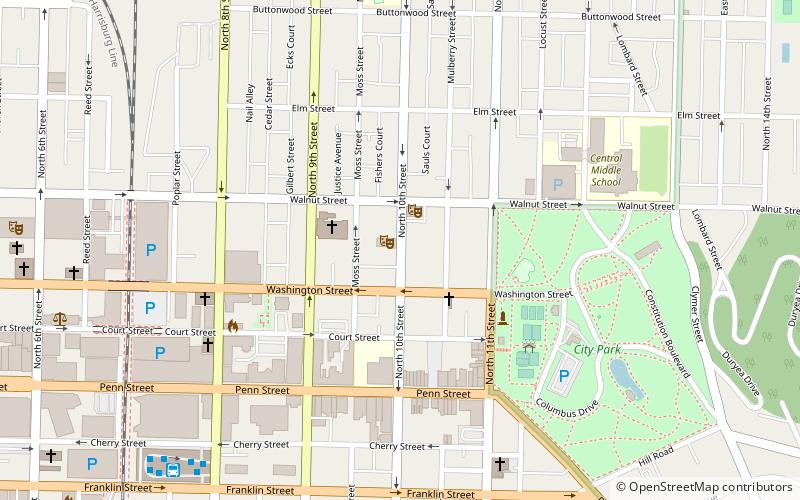 Bethel A.M.E. Church location map