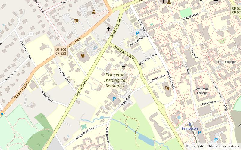 American Theological Society location map
