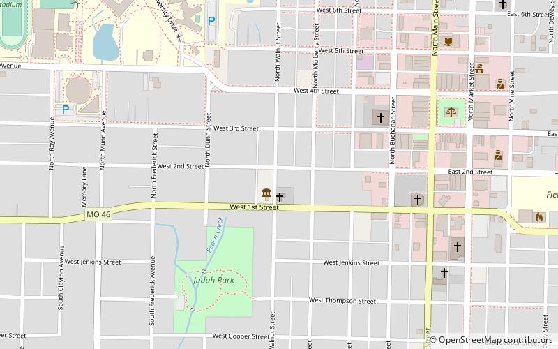 Caleb Burns House location map