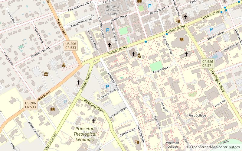 Mathey College location map