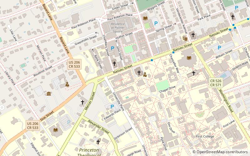 Rockefeller College location map
