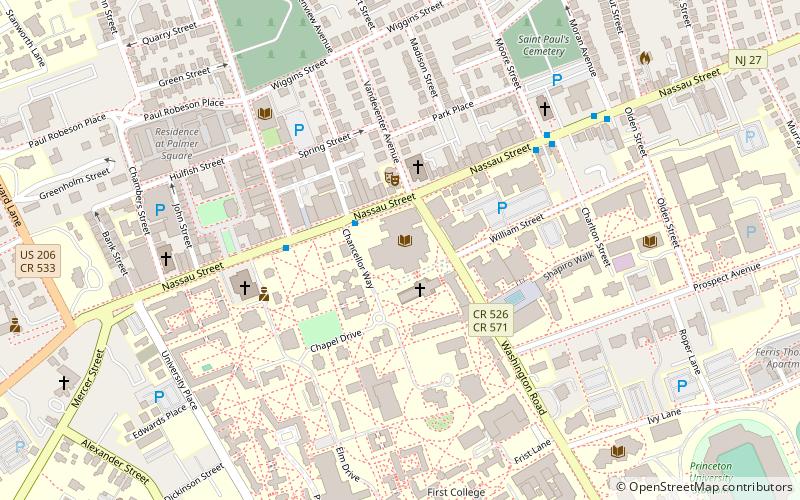 Scheide Library location map