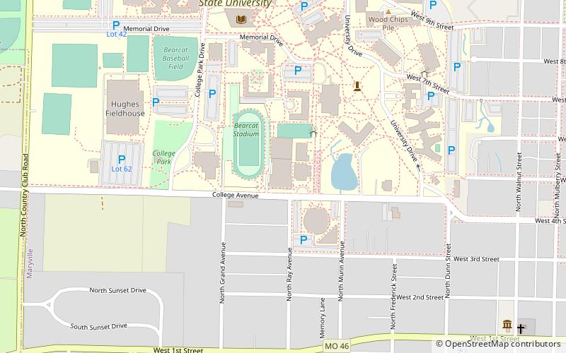 bearcat arena maryville location map