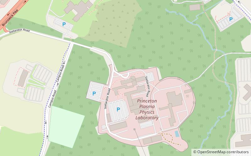 Princeton Plasma Physics Laboratory location map