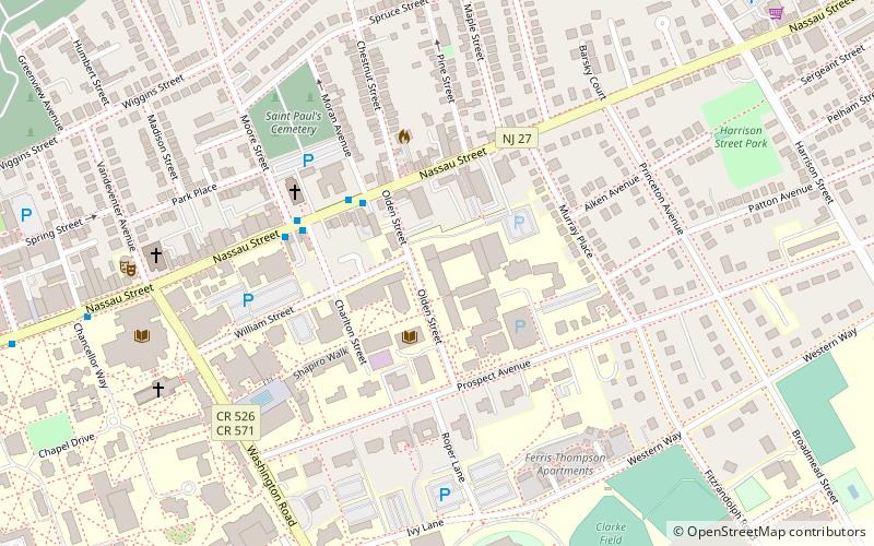 Princeton University School of Engineering and Applied Science location map