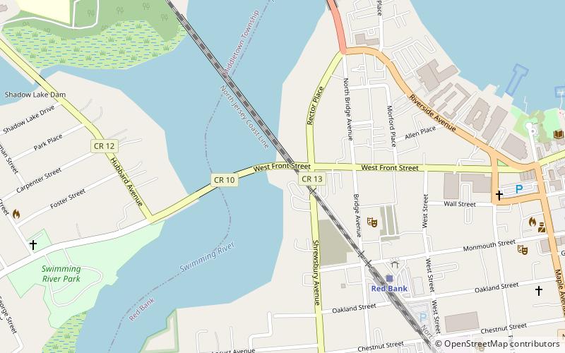 Red Bank Marina location map