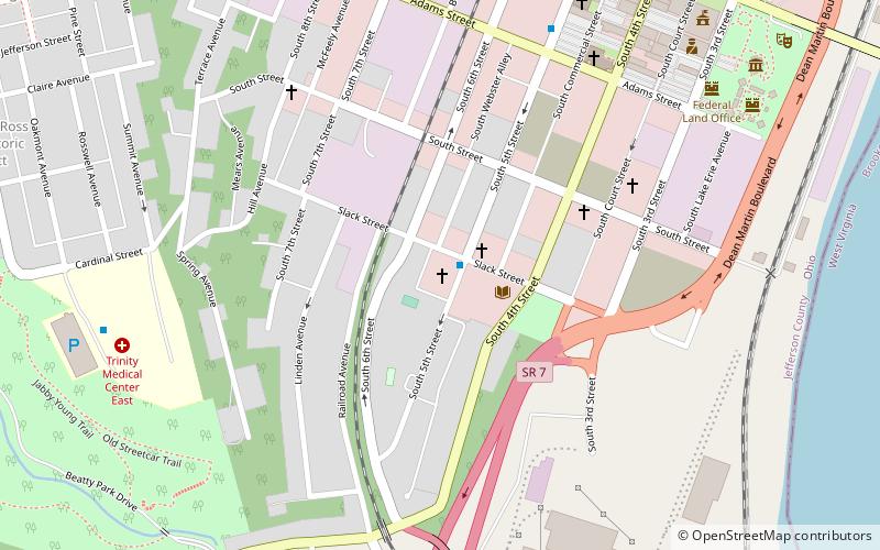 Cathédrale du Saint-Nom de Steubenville location map