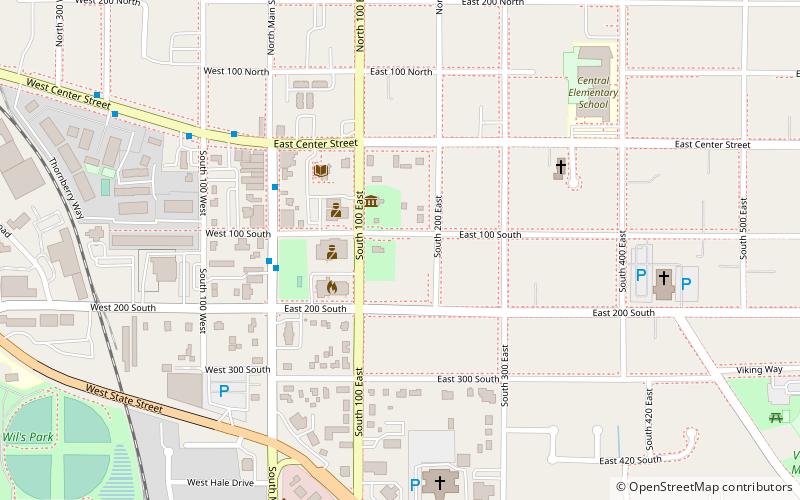 Pleasant Grove Town Hall location map