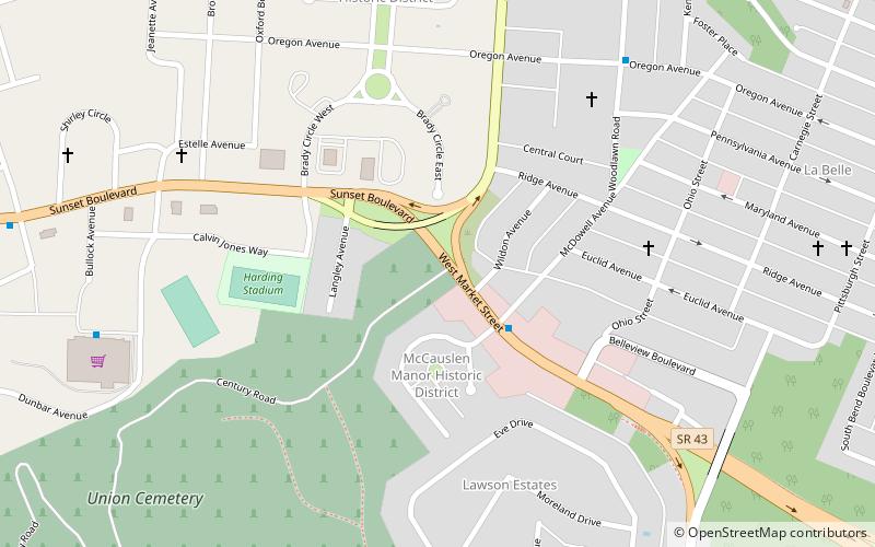 Union Cemetery-Beatty Park location map