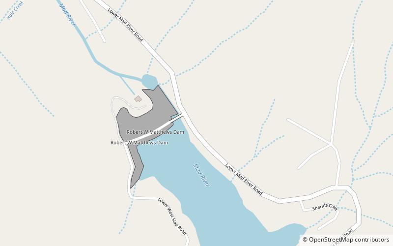 ruth reservoir foret nationale de six rivers location map