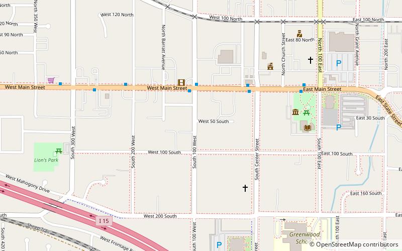 American Fork Second Ward Meetinghouse location map