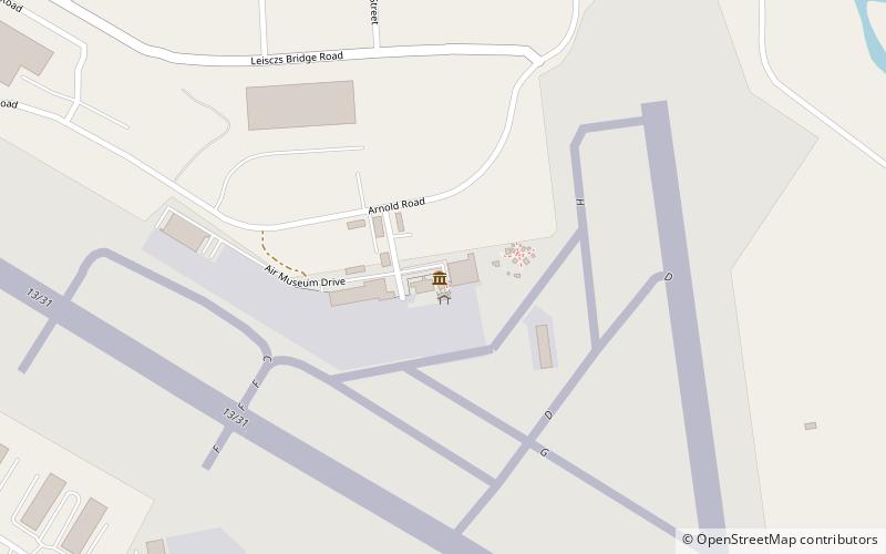 Mid-Atlantic Air Museum location map