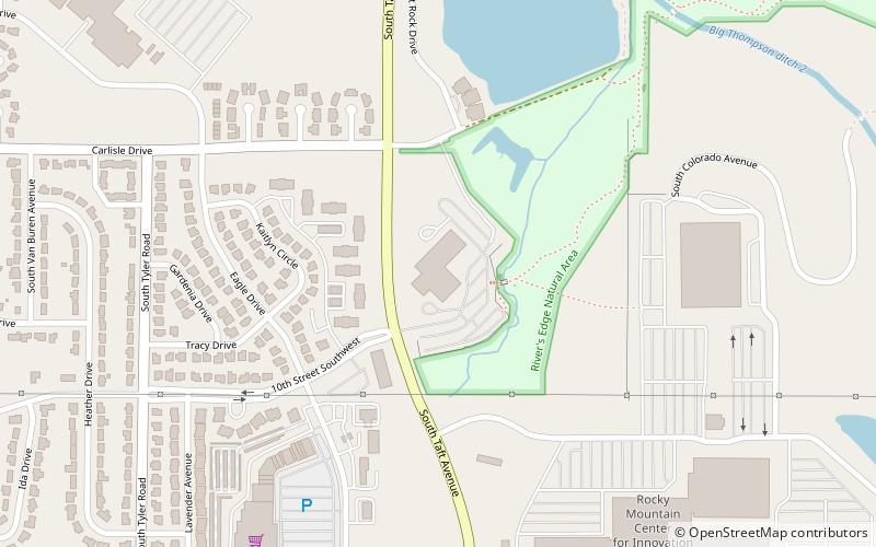 Thompson School District R2-J location map