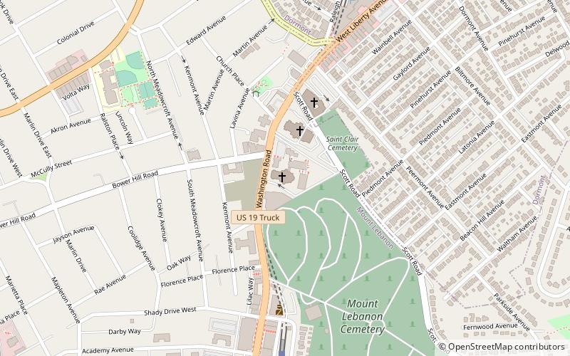 St. Bernard Roman Catholic Church location map