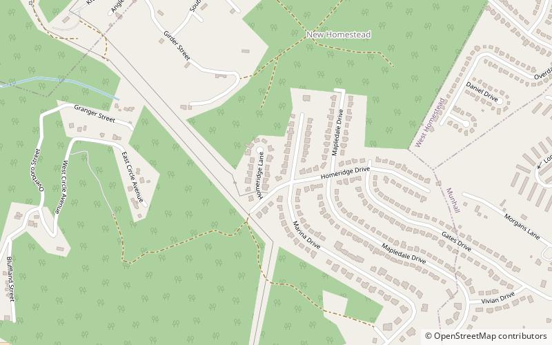 New Homestead location map