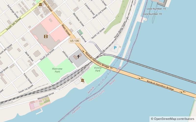 The Bridge location map