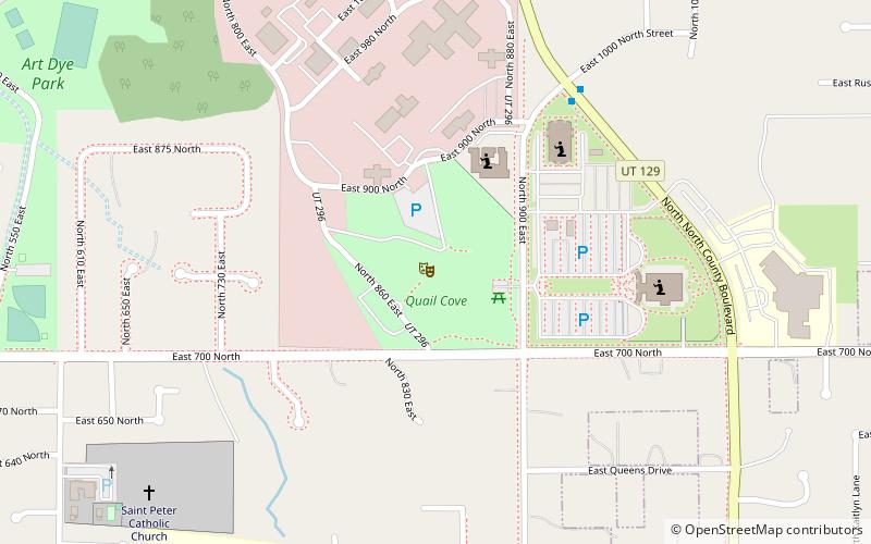 American Fork Amphitheater location map
