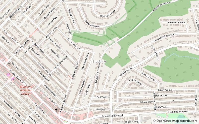 Brookline location map
