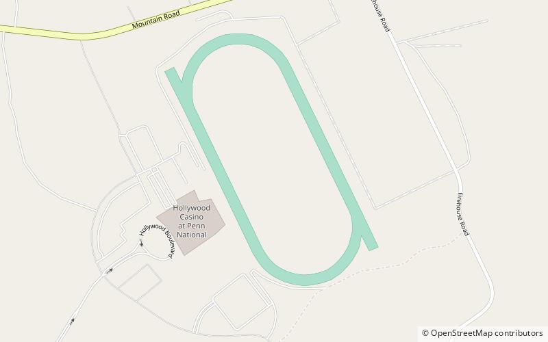 Penn National Race Course location map