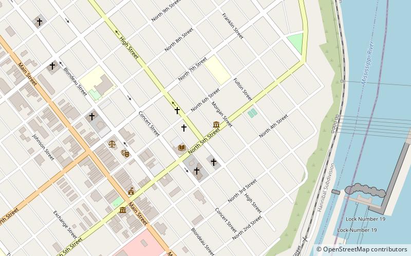 Justice Samuel Freeman Miller House location map