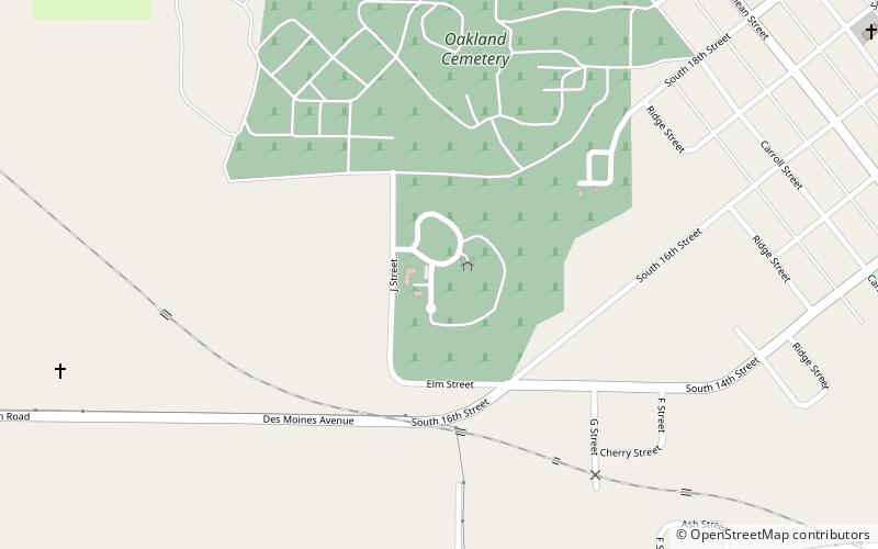 Keokuk National Cemetery location map