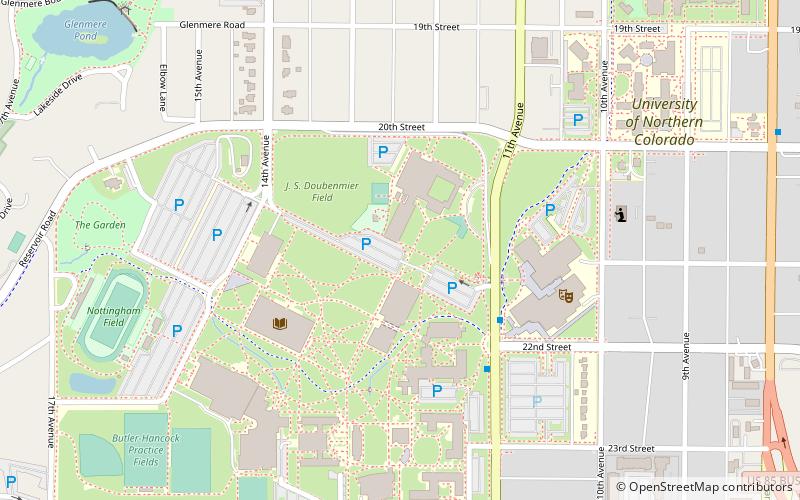 Université de Northern Colorado location map