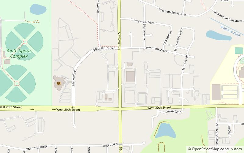 Highland Park Lanes Bowling Center location map